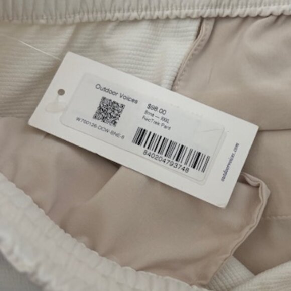 Outdoor Voices Women's Rectrek Track Pant NWT XXL color Bone - Picture 6 of 7